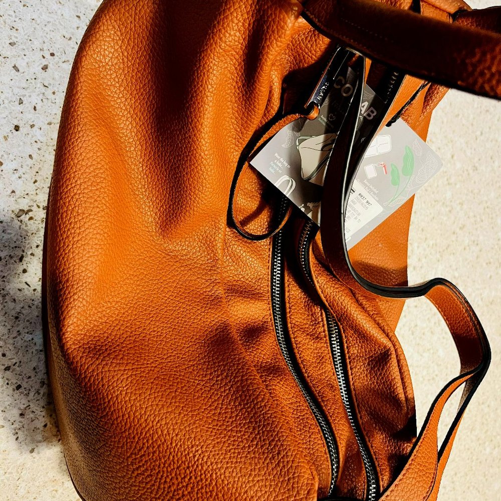 Baby Tiger Convertible Diaper Bag – 2020s – Vegan Pebble Leather- NWT